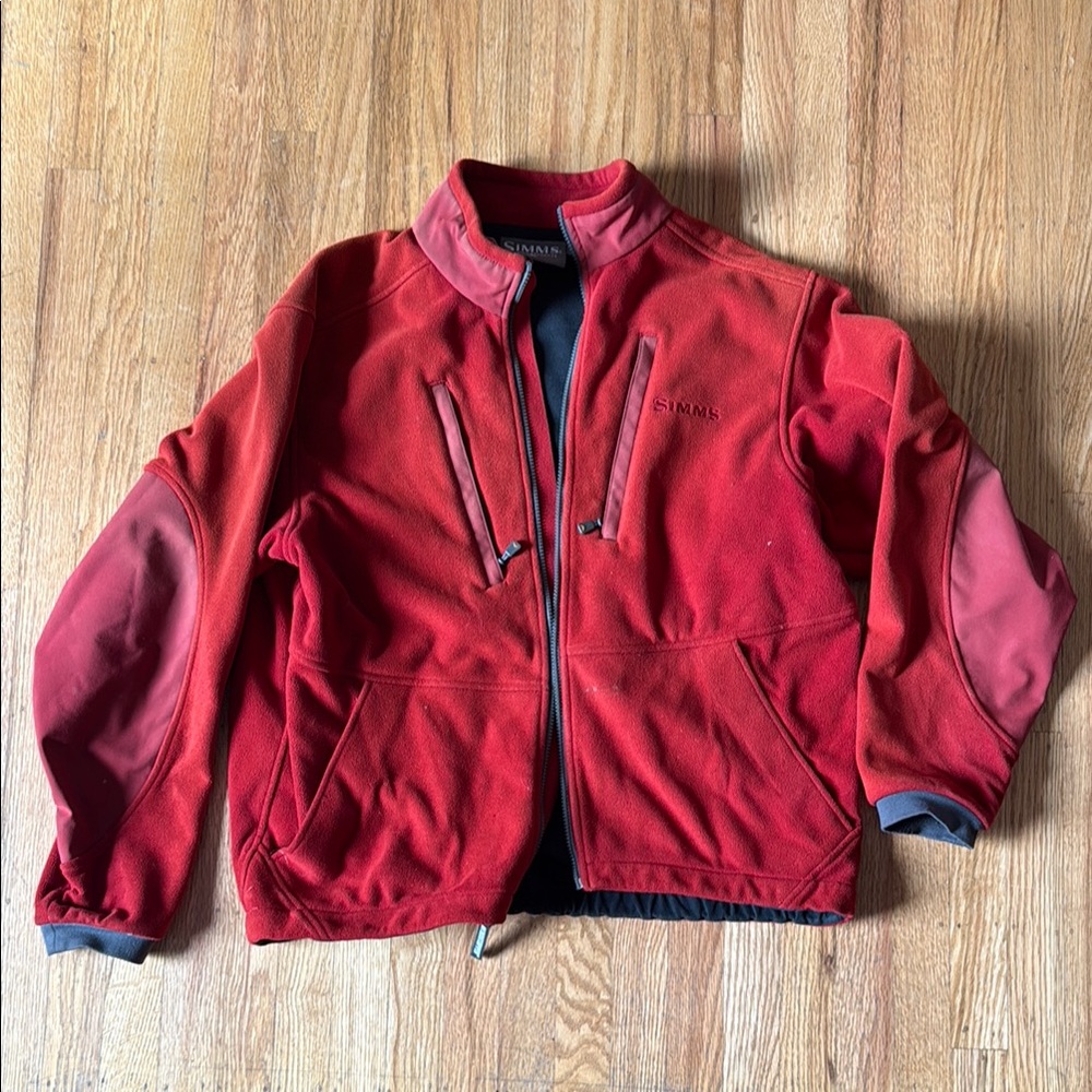 Vintage Simms Red Windstopper Fleece Jacket